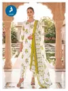 Yashika Vol 2 By Kaya Vertican Cotton Kurti With Bottom Dupatta 